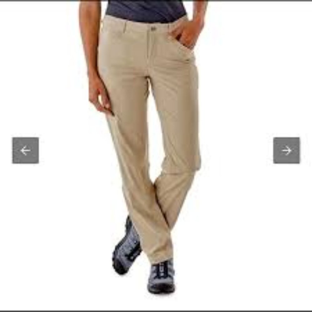 Patagonia Tan Khaki Quandary Nylon Convertible Pants Size 14